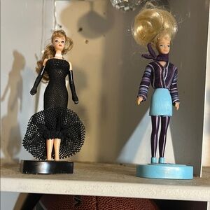 Barbie Fashion Dolls Vintage McDonalds Toy Collection. 8 total. Two are hairless